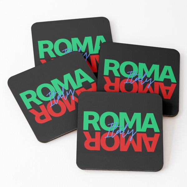 Item preview, Roma Amor Italy Mirror Typography T-Shirt Italian Love Gift Travel Souvenir Tee designed and sold by oonproducts.