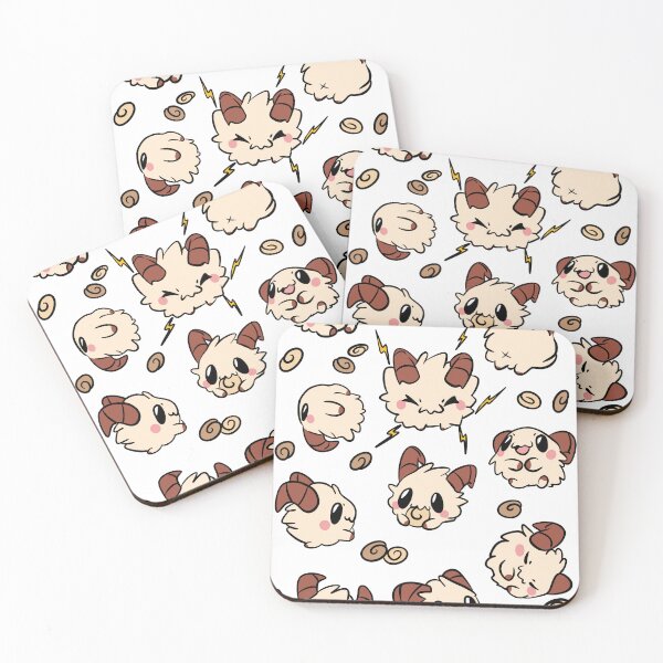 Item preview, Cute Fluffy Horned Creatures Sticker Sheet Kawaii Gamer Pack designed and sold by LYAN-STORE.