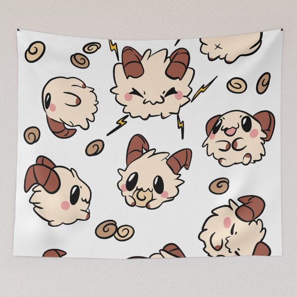 Item preview, Cute Fluffy Horned Creatures Sticker Sheet Kawaii Gamer Pack designed and sold by LYAN-STORE.