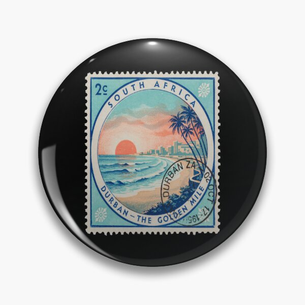 Item preview, Durban South Africa Coastal Postage Stamp Sticker designed and sold by stickercuffs.