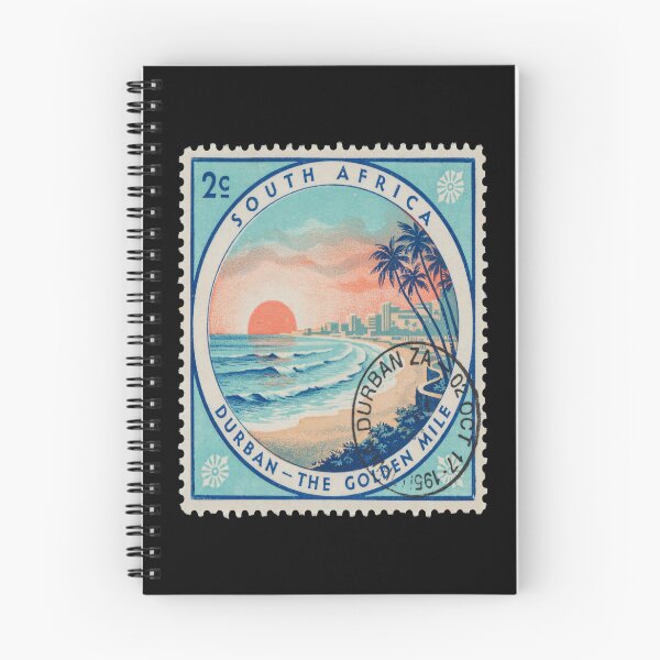 Item preview, Durban South Africa Coastal Postage Stamp Sticker designed and sold by stickercuffs.