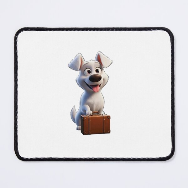 Item preview, Cute White Puppy with Suitcase Sticker | Adorable Travel Cartoon Dog PNG designed and sold by ashwin131.