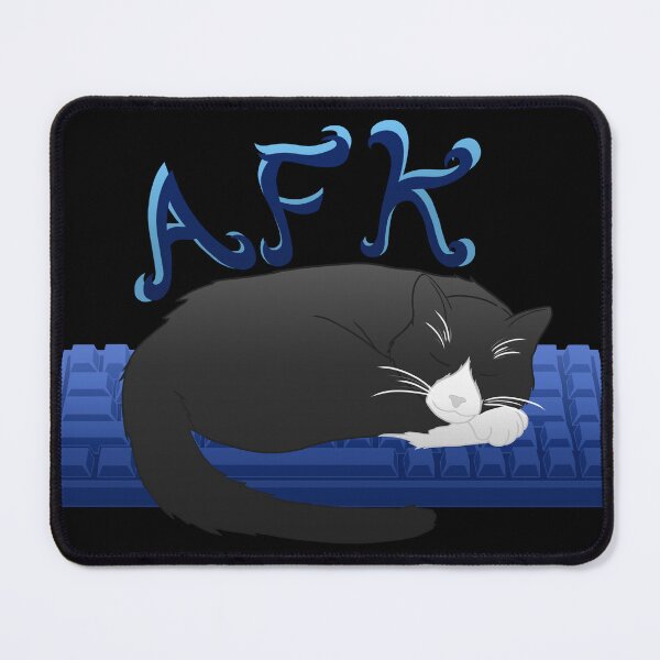 Item preview, AFK Cat designed and sold by DemonicMnMs.