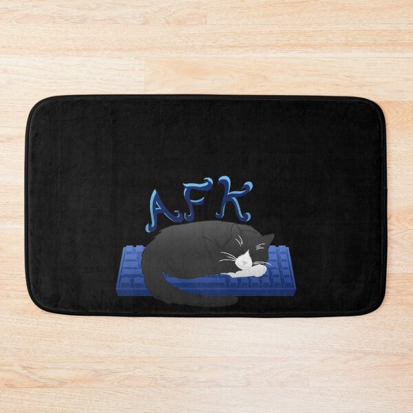Item preview, AFK Cat designed and sold by DemonicMnMs.