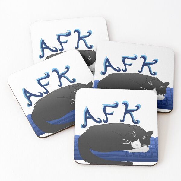 Item preview, AFK Cat designed and sold by DemonicMnMs.