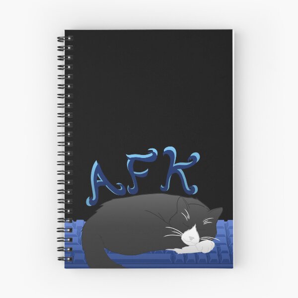 Item preview, AFK Cat designed and sold by DemonicMnMs.