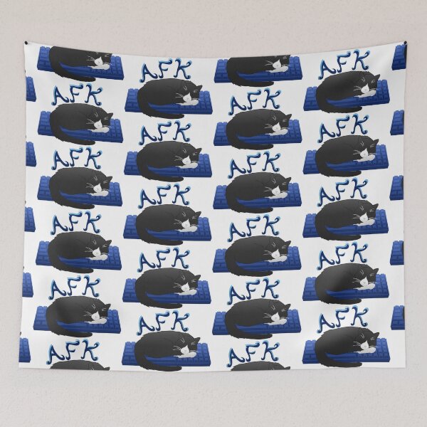 Item preview, AFK Cat designed and sold by DemonicMnMs.