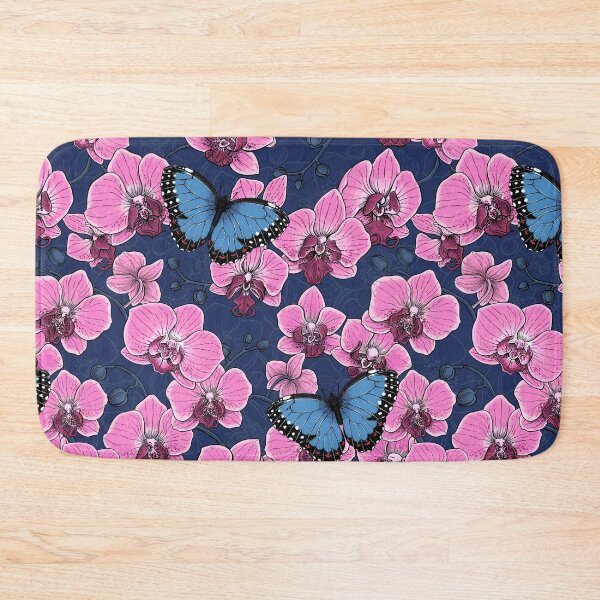 Item preview, Botanical Orchid Garden with Butterflies designed and sold by Katerina Mitkova Kirilova.