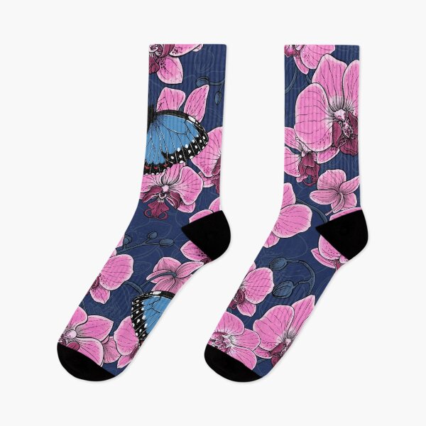 Item preview, Botanical Orchid Garden with Butterflies designed and sold by Katerina Mitkova Kirilova.