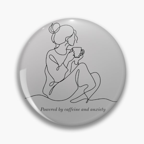 Item preview, Powered by caffeine and anxiety designed and sold by La-Bogi.