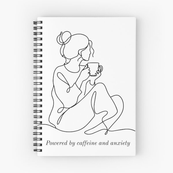 Item preview, Powered by caffeine and anxiety designed and sold by La-Bogi.