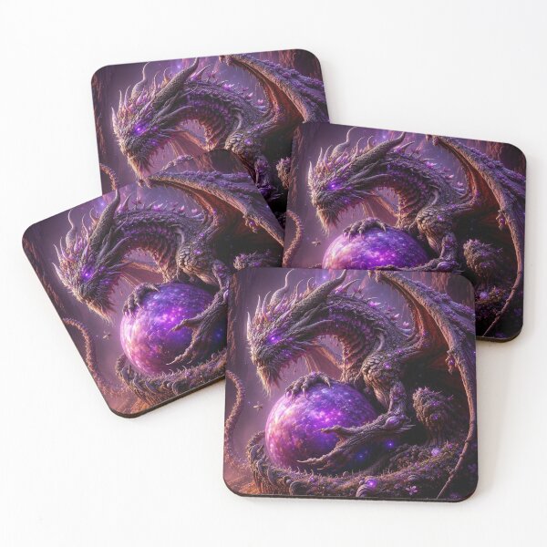 Item preview, Cosmic Dragon Guardian | Celestial Galaxy Fantasy Art designed and sold by DrakariArt.