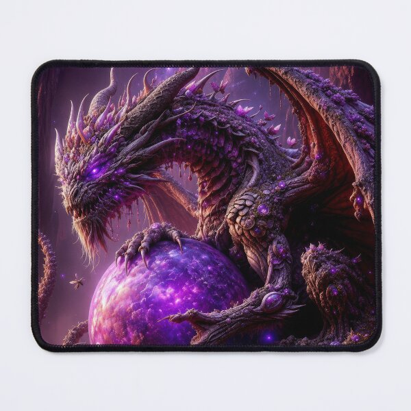 Item preview, Cosmic Dragon Guardian | Celestial Galaxy Fantasy Art designed and sold by DrakariArt.