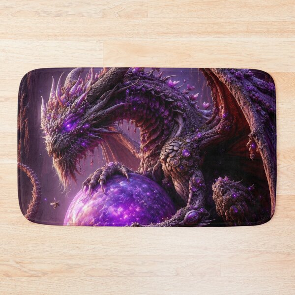 Item preview, Cosmic Dragon Guardian | Celestial Galaxy Fantasy Art designed and sold by DrakariArt.