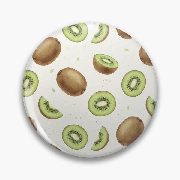 Item preview, Watercolor Kiwi Fruit Slice Pattern designed and sold by ArtDzignsZA.