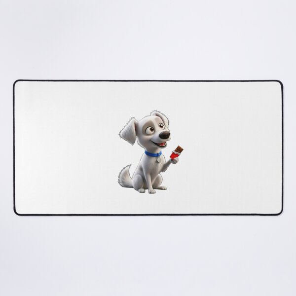 Item preview, Cute White Puppy with Chocolate Sticker | Adorable Cartoon Dog PNG designed and sold by ashwin131.