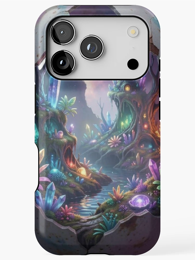 Thumbnail 1 of 4, iPhone Case, World In a Shell designed and sold by Korral.