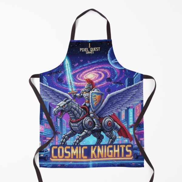 Item preview, Cyber Fantasy Cosmic Knight Pixel Quest Universe designed and sold by EchoWave11.