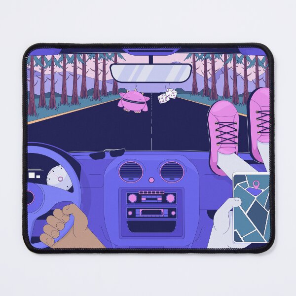 Item preview, Evening Road Trip Through Forest designed and sold by IMGvisuals.