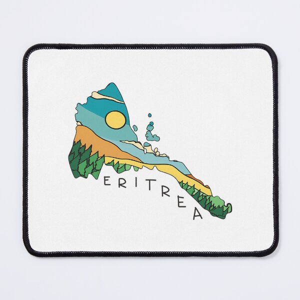 Item preview, Eritrea Landscape Map Art designed and sold by pasharomaia.