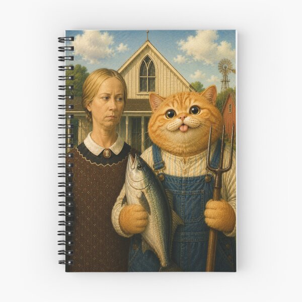 Item preview, Funny Chonky Gingerboi American Gothic Daydreamscape designed and sold by Mindworx21.