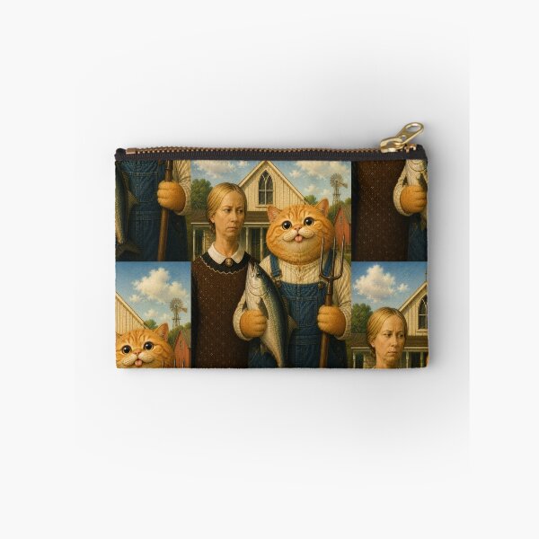 Item preview, Funny Chonky Gingerboi American Gothic Daydreamscape designed and sold by Mindworx21.