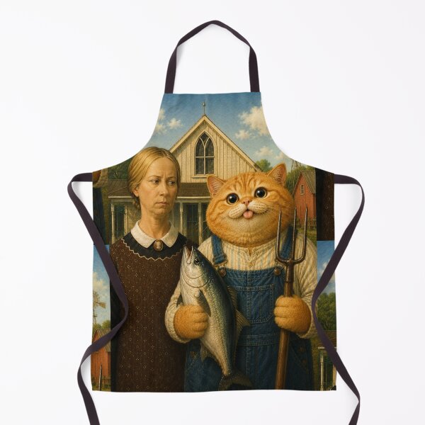 Item preview, Funny Chonky Gingerboi American Gothic Daydreamscape designed and sold by Mindworx21.