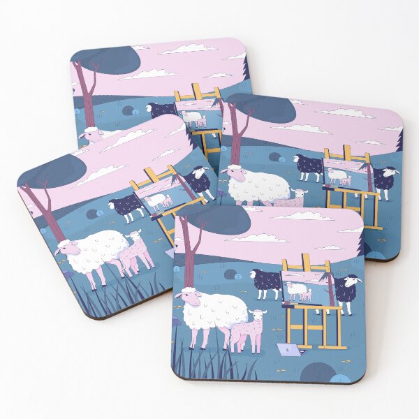 Item preview, Sheep Painting Landscape designed and sold by IMGvisuals.