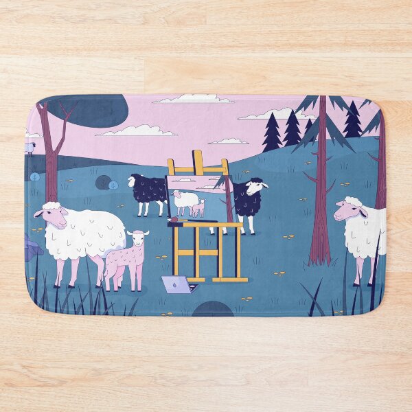 Item preview, Sheep Painting Landscape designed and sold by IMGvisuals.