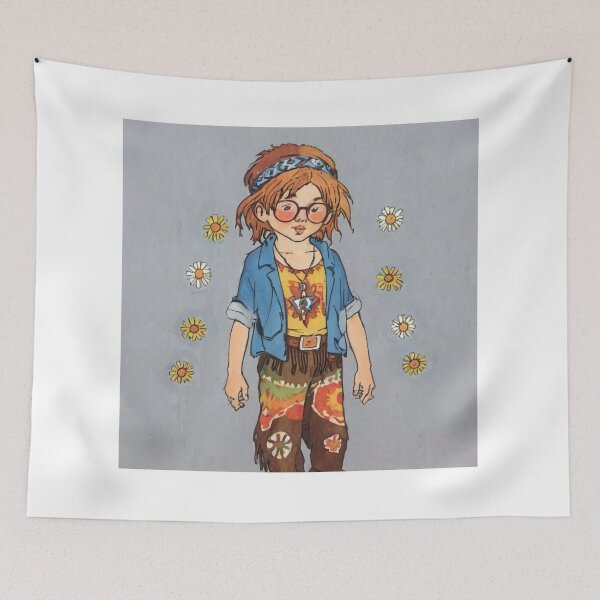 Item preview, Hippie girl designed and sold by ZeusGallery.