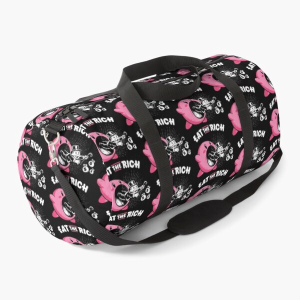 Item preview, Food loving cute pink creature eating the rich designed and sold by therocketman.
