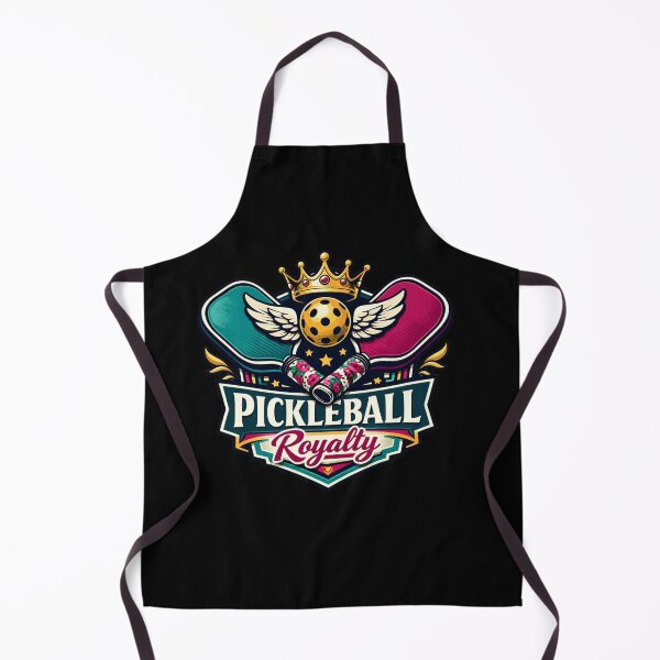 Item preview, Pickleball Royalty – Crowned Paddle Badge Design designed and sold by Timeless Junction.