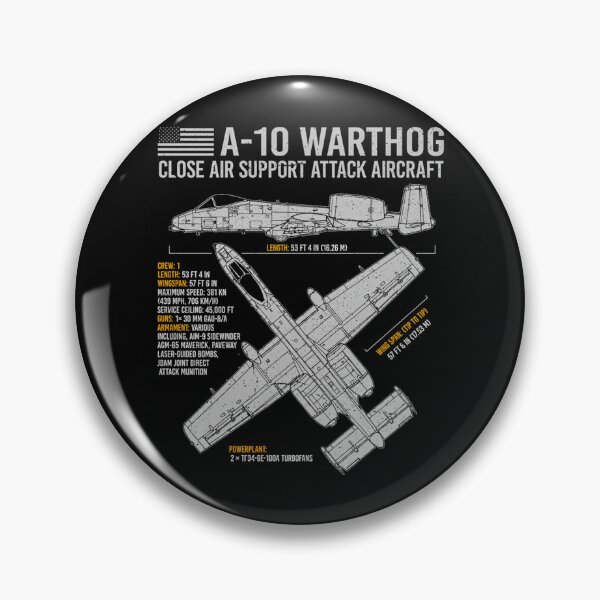 Item preview, A-10 Warthog Us Aircraft Plane Usaf Airplane Blueprint designed and sold by archarlyfitnes.