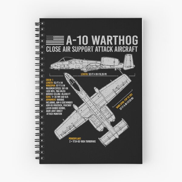 Item preview, A-10 Warthog Us Aircraft Plane Usaf Airplane Blueprint designed and sold by archarlyfitnes.