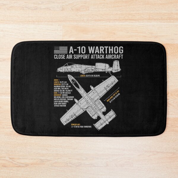 Item preview, A-10 Warthog Us Aircraft Plane Usaf Airplane Blueprint designed and sold by archarlyfitnes.