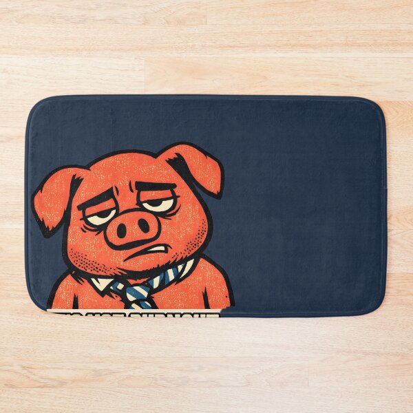 Item preview, It's Not Burnout, It's Slow Cooking - Pig Vintage Screen Print Design designed and sold by BeanToePets.