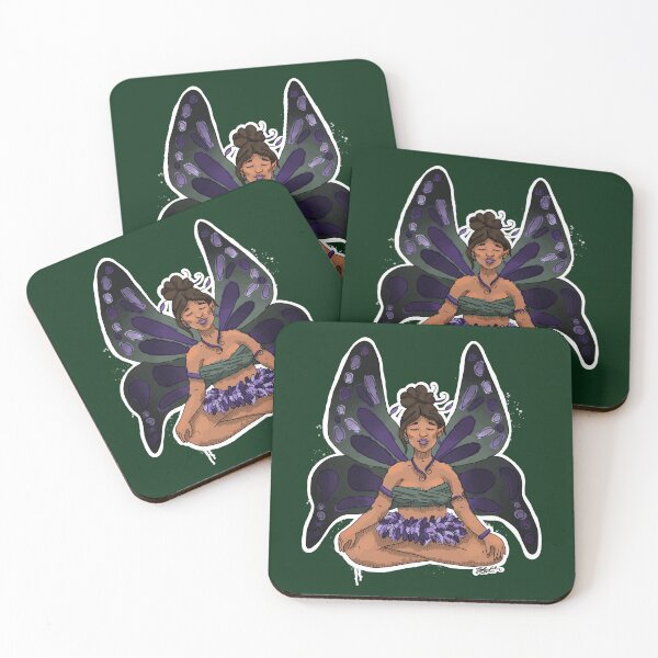 Item preview, Peaceful Meditating Garden Fairy designed and sold by TheMossAndMermaid.