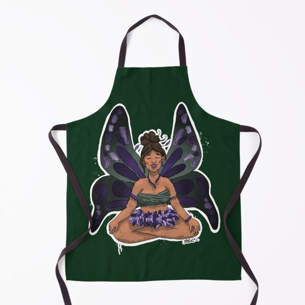 Item preview, Peaceful Meditating Garden Fairy designed and sold by TheMossAndMermaid.