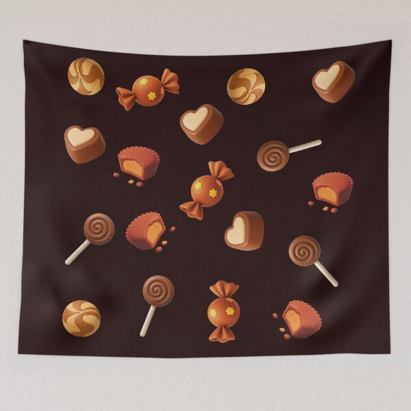 Item preview, Cute Chocolate Candy Pattern designed and sold by VariusDesigns.