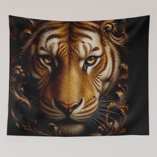 Item preview, Golden Tabby Tiger Front Shot #4 designed and sold by Helios Be. Lavsh.