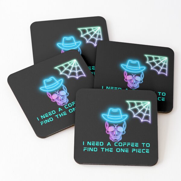 Item preview, Funny Anime Neon Skull Coffee Meme - Future King Cyberpunk Geek Art designed and sold by alalame.
