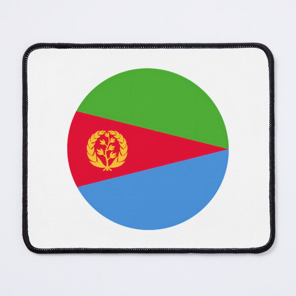 Item preview, Eritrea Round Flag Eritrean Patriotic Heritage designed and sold by pasharomaia.