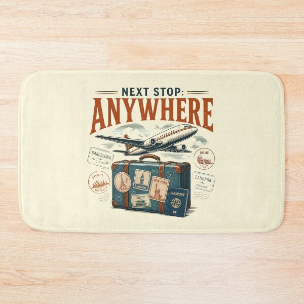 Item preview, Next Stop Anywhere – Global Travel Adventure designed and sold by ABLAT-CREATIONS.