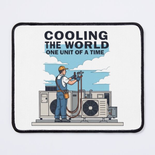 Item preview, King Of The Rooftops HVAC Technician designed and sold by PixelStyle Studio.