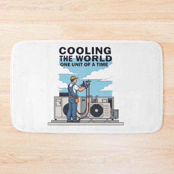 Item preview, King Of The Rooftops HVAC Technician designed and sold by PixelStyle Studio.