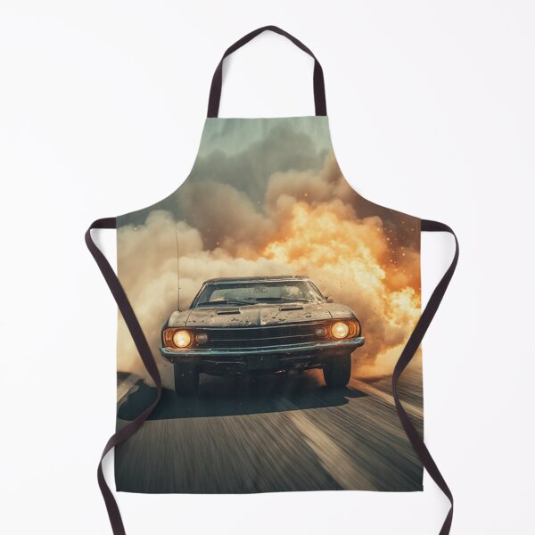 Artikelvorschau, Ghostly Vintage Muscle Car on Road entworfen und verkauft von Pioneer Spirit Market.