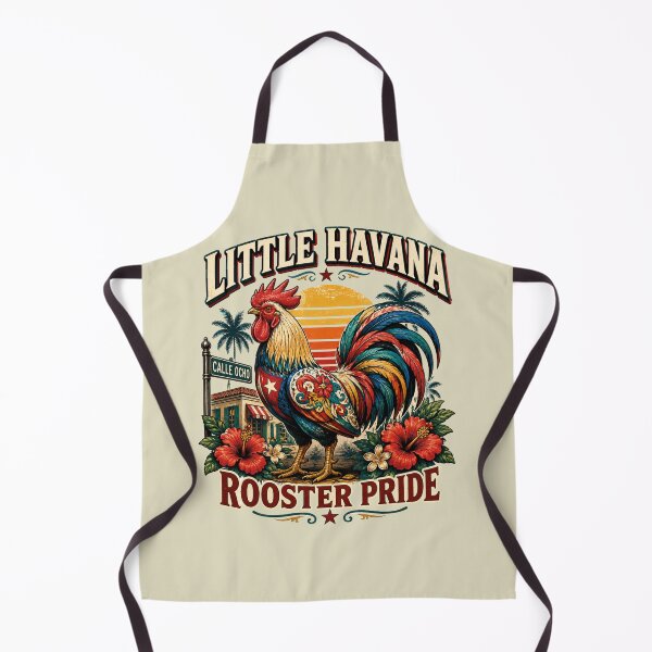 Item preview, Vibrant Rooster pride in Little Havana Miami Calle 8 designed and sold by piketo.