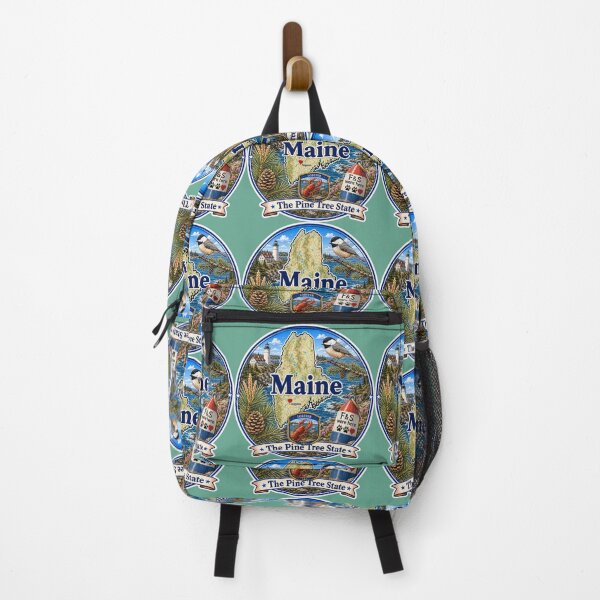 Item preview, Maine - Collect America with Freckle and Spencer designed and sold by CollectrsCornr.