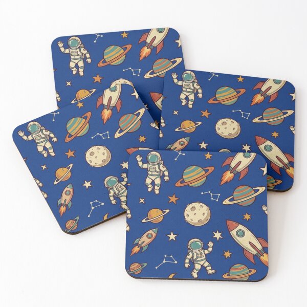 Item preview, Cute Space Explorer Pattern | Astronaut Rocket Planet Seamless Design designed and sold by @SHINTOSARTSTORE.