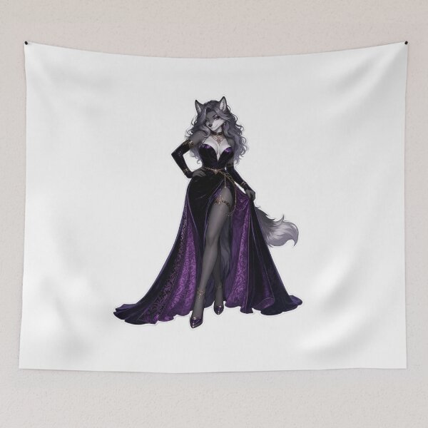 Item preview, Velvet Wolf Runway Queen designed and sold by Furrenzy.